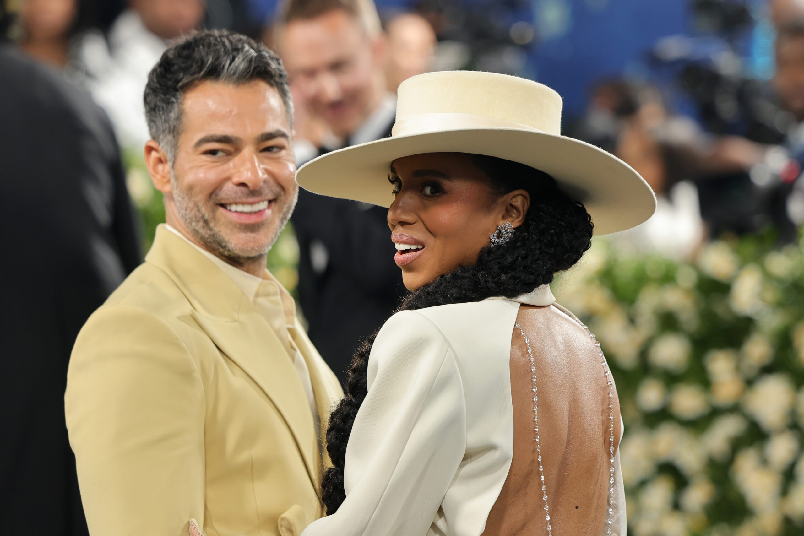 NEW YORK, NEW YORK - MAY 05: Kerry Washington attends the 2025 Met Gala Celebrating "Superfine: Tailoring Black Style" at Metropolitan Museum of Art on May 05, 2025 in New York City. (Photo by Kevin Mazur/MG25/Kevin Mazur/Getty Images for The Met Museum/Vogue)