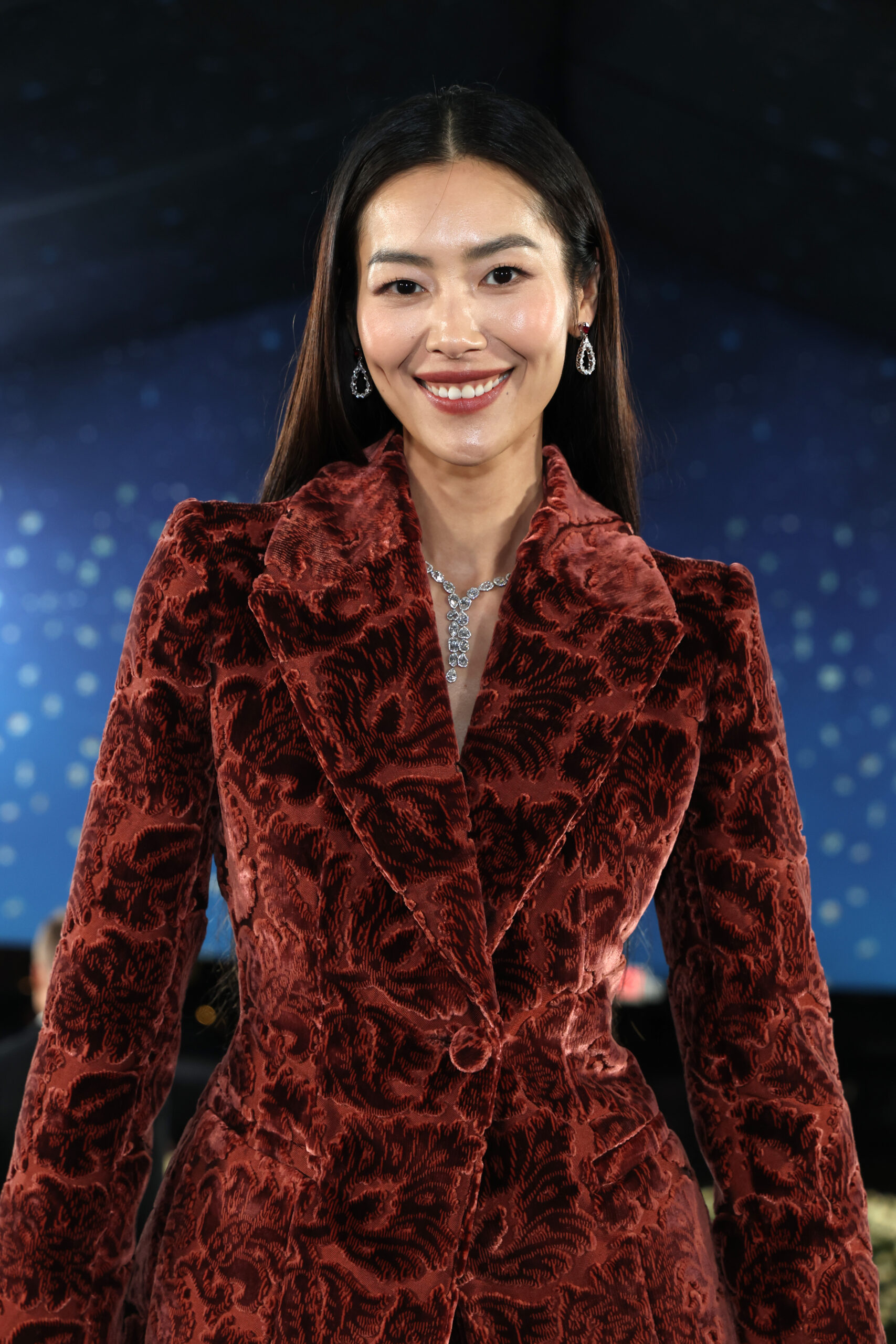 NEW YORK, NEW YORK - MAY 05: Liu Wen attends the 2025 Met Gala Celebrating "Superfine: Tailoring Black Style" at Metropolitan Museum of Art on May 05, 2025 in New York City. (Photo by Savion Washington/Getty Images)