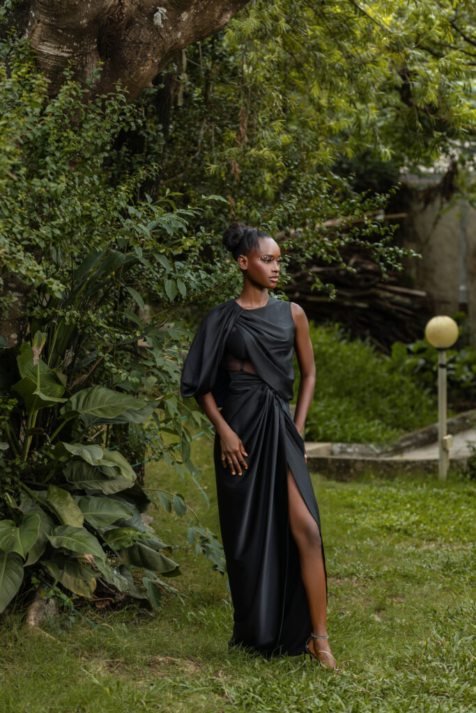 NITÉMI unveils Handwork collection — model wearing handcrafted Nigerian fashion