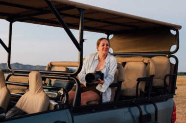 Marion Payr leading a sustainable travel