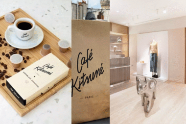 Coffee at Café Kitsuné between fashion shows in Paris