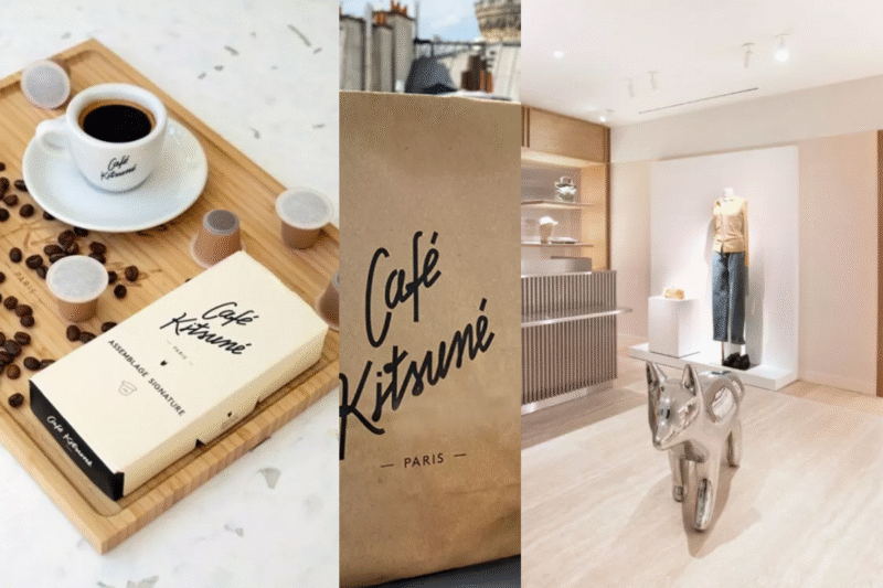 Coffee at Café Kitsuné between fashion shows in Paris