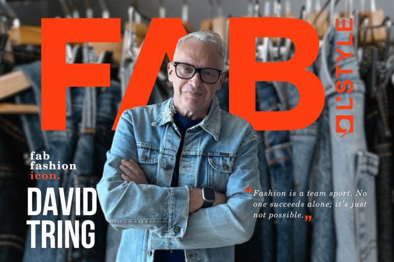 David Tring on FAB L'Style Cover as FAB Fashion Icon