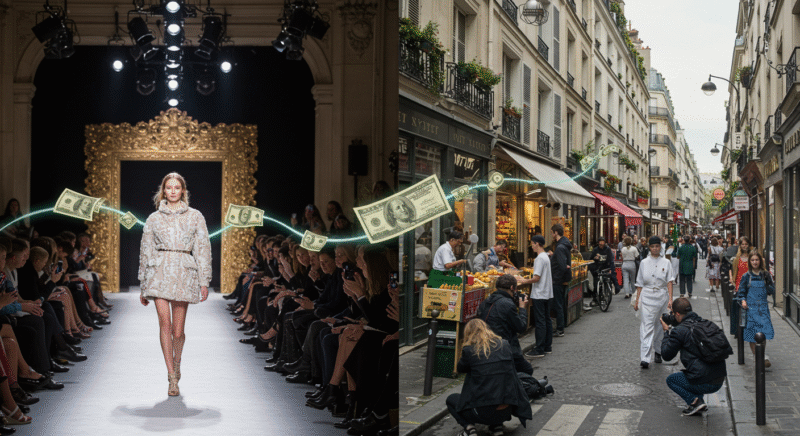 Economic impact of fashion weeks in Lagos with tailors and stylists working