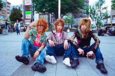 Slam Jam x Puma Mostro sneaker in tribal camo styled on Tokyo street model, shot by Nathalie Scarlette