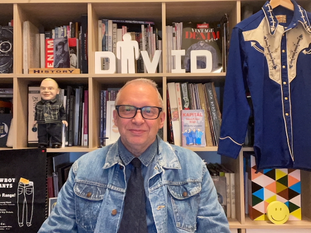 David Tring in his home studio