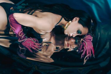 Malaysian fashion designer Shertienne Lee's silicone mermaid tail