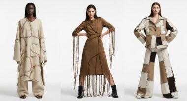 Model wearing sustainable fashion