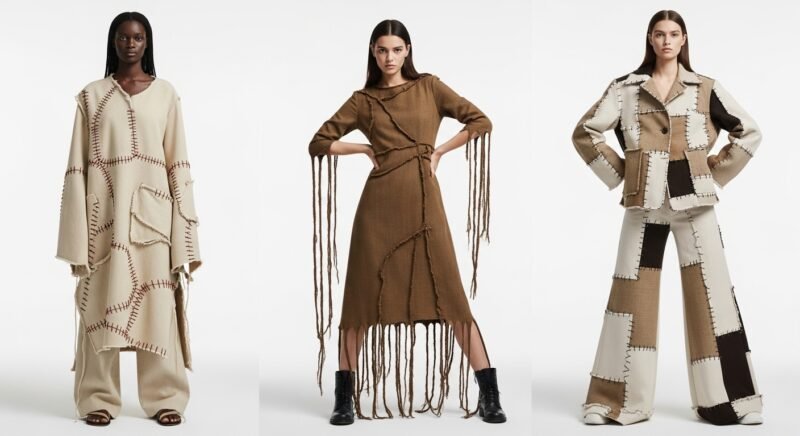 Model wearing sustainable fashion