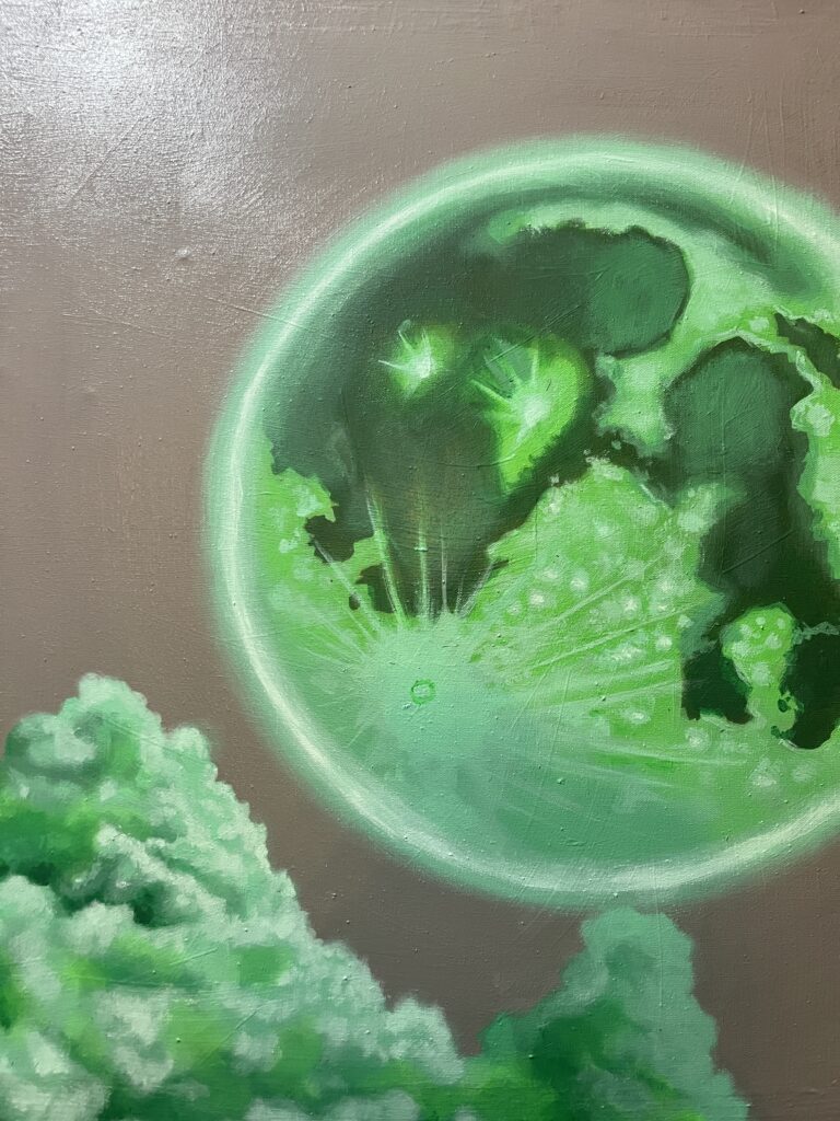 Dennis Kasagga moon inspired artwork