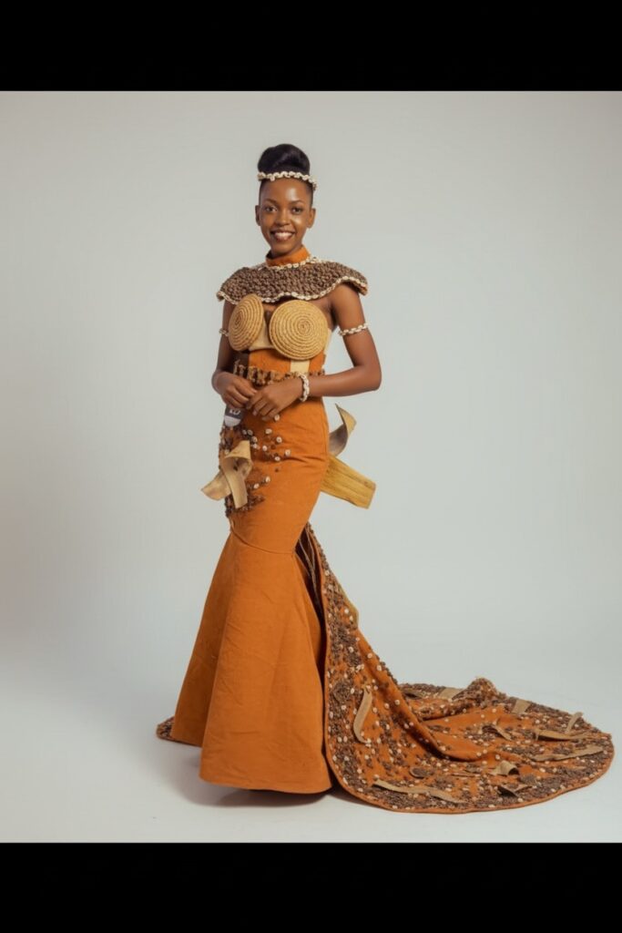 Barkcloth textile close up Ugandan craftsmanship