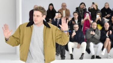 Jonathan Anderson Dior debut collection on the runway in Paris 2025.
