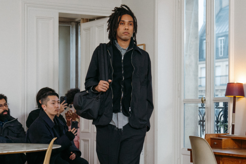 Camiel Fortgens apartment fashion presentation Paris