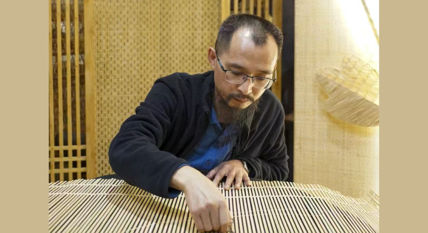 Pan Wu contemporary Chinese artist portrait in studio