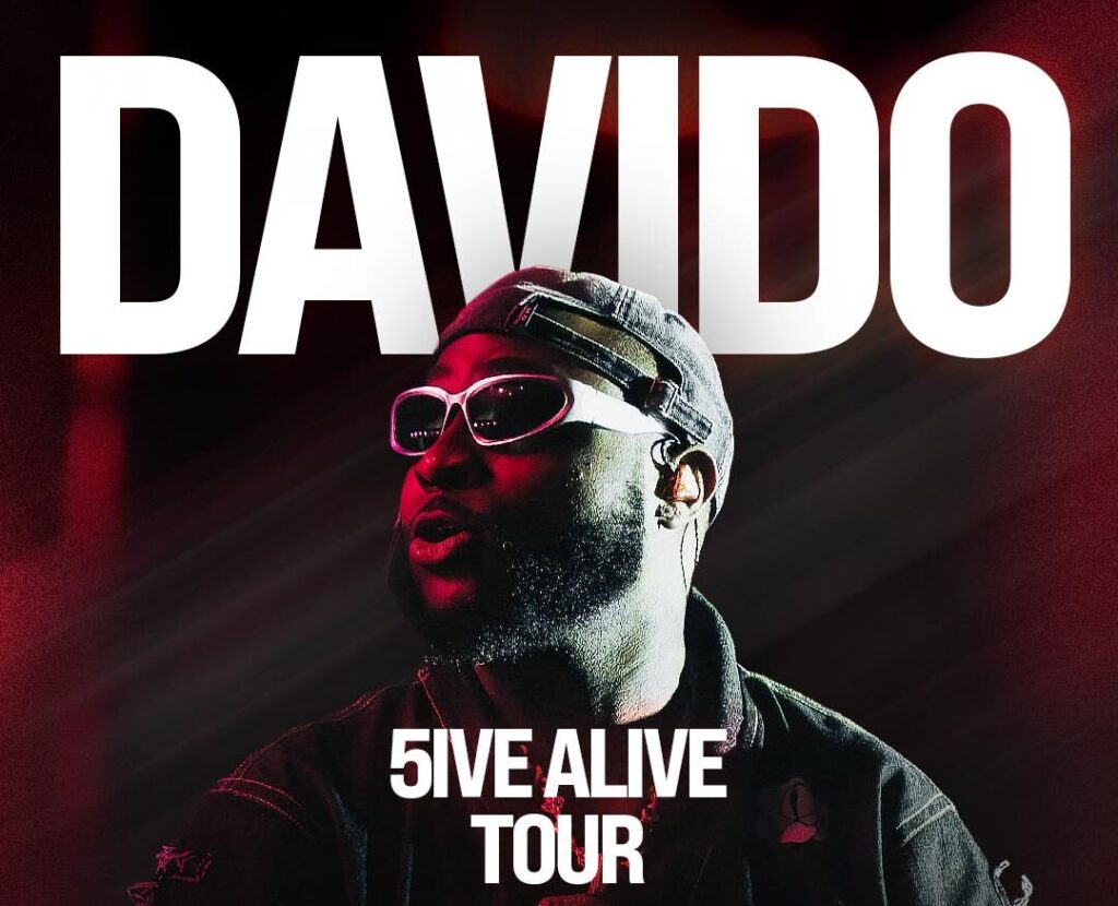 Davido 5IVE ALIVE European Tour 2026