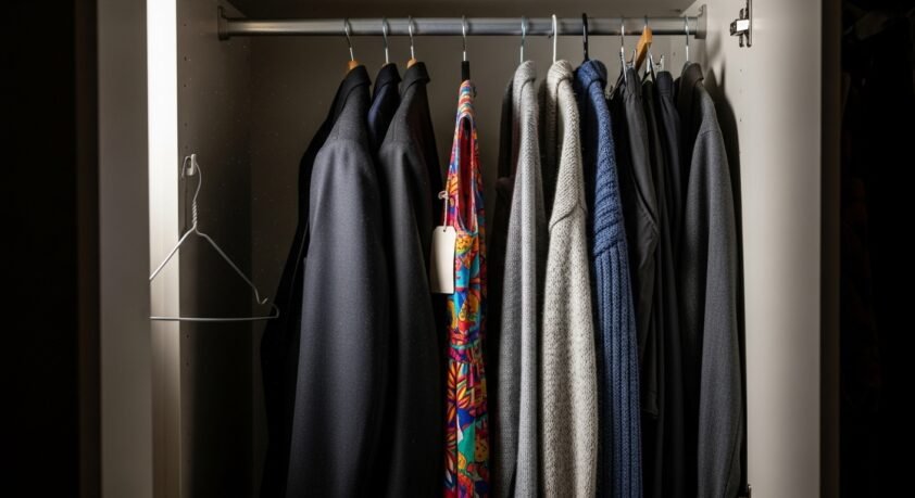 Clothes hanging untouched at the back of a wardrobe — the psychology of garments we keep but never wear