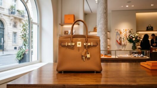 Luxury scarcity in action — a Hermès Birkin requiring 40 hours of handcraftsmanship and years on a waiting list