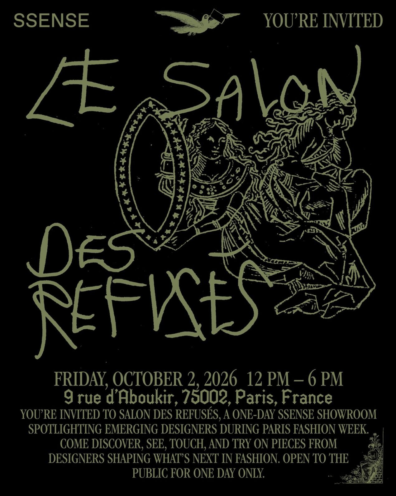 SSENSE Salon des Refusés Paris Fashion Week