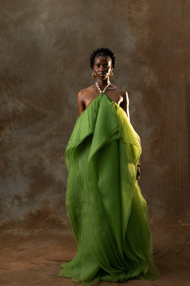 Ejiro Amos Tafiri presenting her contemporary Nigerian fashion designs