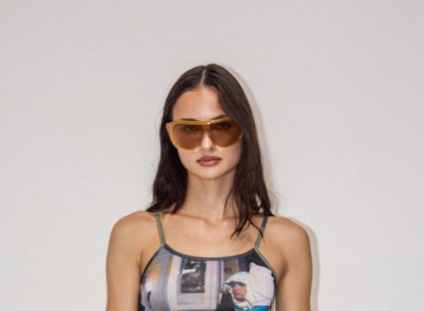 Chromatique Lab Sinner Sinner! SS27 look from the label's Paris runway debut